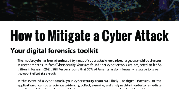How to Mitigate a Cyber Attack