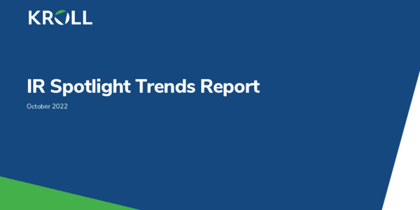 IR Spotlight Trends Report