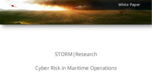 Cyber Risk in Maritime Operations 