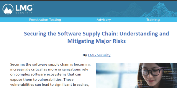 Securing the Software Supply Chain: Understanding and Mitigating Major Risks